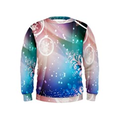 Christmas Kids  Sweatshirt by Mariart