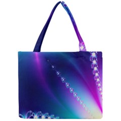 Flow Blue Pink High Definition Mini Tote Bag by Mariart