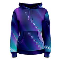 Flow Blue Pink High Definition Women s Pullover Hoodie by Mariart