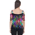 Colorful Bubble Shining Soap Rainbow Women s Cutout Shoulder Tee View2