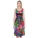 Colorful Bubble Shining Soap Rainbow Midi Sleeveless Dress View1