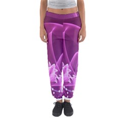 Lotus Sunflower Sakura Flower Floral Pink Purple Polka Leaf Polkadot Waves Wave Chevron Women s Jogger Sweatpants by Mariart