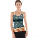 Grunge Ripped Paper Usa Flag Tank Top View1