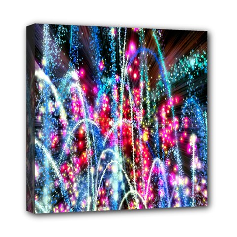 Fireworks Rainbow Mini Canvas 8  X 8  by Mariart