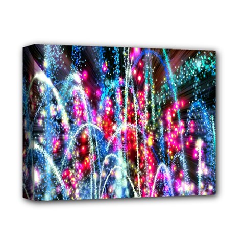 Fireworks Rainbow Deluxe Canvas 14  X 11 