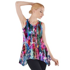 Fireworks Rainbow Side Drop Tank Tunic by Mariart