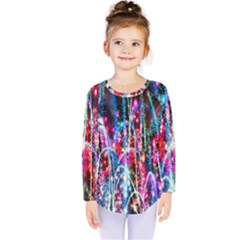 Fireworks Rainbow Kids  Long Sleeve Tee