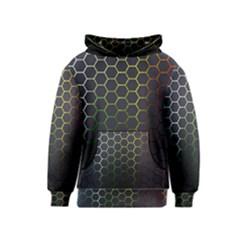 Hexagons Honeycomb Kids  Pullover Hoodie