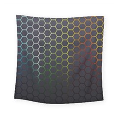 Hexagons Honeycomb Square Tapestry (Small)