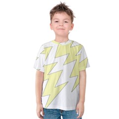 Lightning Yellow Kids  Cotton Tee