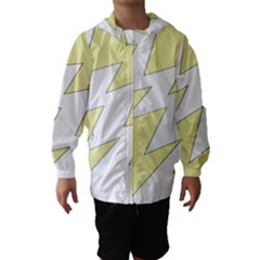 Lightning Yellow Hooded Wind Breaker (kids)