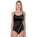 Green Lines Black Anime Arrival Night Light Camisole Leotard  View1