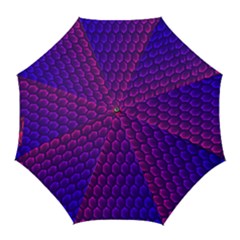 Hexagon Widescreen Purple Pink Golf Umbrellas