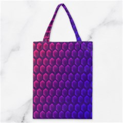 Hexagon Widescreen Purple Pink Classic Tote Bag by Mariart