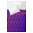 Hexagon Widescreen Purple Pink Duvet Cover Double Side (Single Size) View2