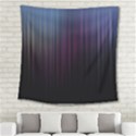 Moonlight Light Line Vertical Blue Black Square Tapestry (Large) View2