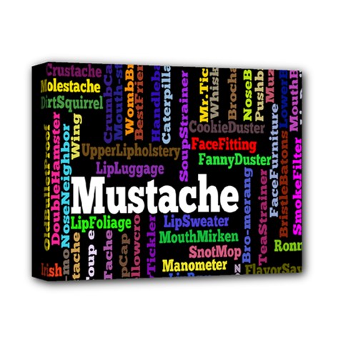 Mustache Deluxe Canvas 14  X 11  by Mariart