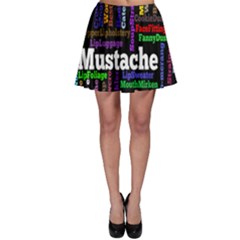 Mustache Skater Skirt by Mariart