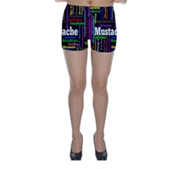 Mustache Skinny Shorts by Mariart