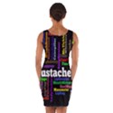 Mustache Wrap Front Bodycon Dress View2