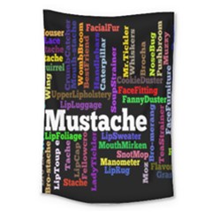 Mustache Large Tapestry