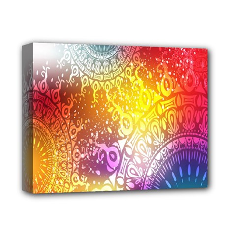 Multi Colour Alpha Deluxe Canvas 14  X 11 