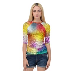 Multi Colour Alpha Quarter Sleeve Tee