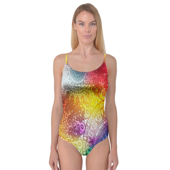 Multi Colour Alpha Camisole Leotard 