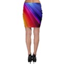 Multicolor Light Beam Line Rainbow Red Blue Orange Gold Purple Pink Bodycon Skirt View2