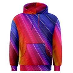 Multicolor Light Beam Line Rainbow Red Blue Orange Gold Purple Pink Men s Pullover Hoodie by Mariart