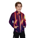 Perfection Graphic Colorful Lines Wind Breaker (Kids) View1