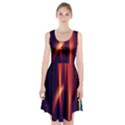 Perfection Graphic Colorful Lines Racerback Midi Dress View1