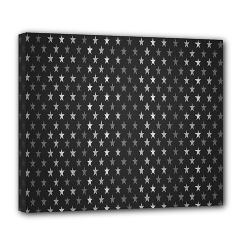 Rabstol Net Black White Space Light Deluxe Canvas 24  X 20  