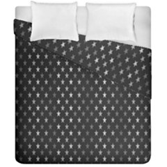 Rabstol Net Black White Space Light Duvet Cover Double Side (california King Size) by Mariart