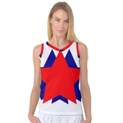 Stars Red Blue Women s Basketball Tank Top by Mariart