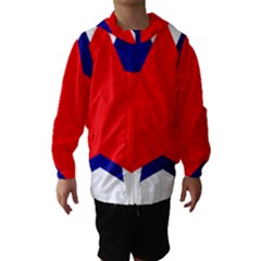 Stars Red Blue Hooded Wind Breaker (kids)