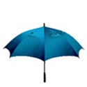 Fractals Lines Wave Pattern Golf Umbrellas View3