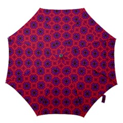 Retro Abstract Boho Unique Hook Handle Umbrellas (small) by Nexatart