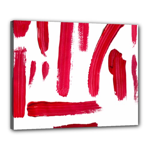 Paint Paint Smear Splotch Texture Canvas 20  X 16  by Nexatart