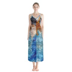 Painted Texture              Chiffon Maxi Dress