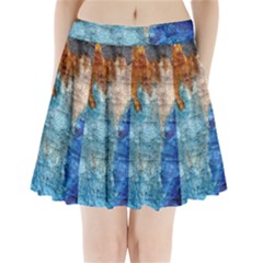 Painted Texture          Pleated Mini Mesh Skirt by LalyLauraFLM