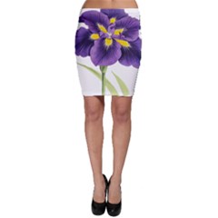 Lily Flower Plant Blossom Bloom Bodycon Skirt by Nexatart