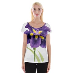 Lily Flower Plant Blossom Bloom Women s Cap Sleeve Top by Nexatart