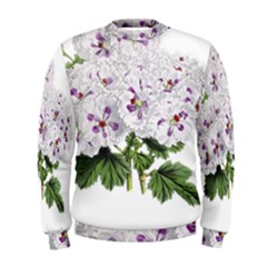 Flower Plant Blossom Bloom Vintage Men s Sweatshirt by Nexatart