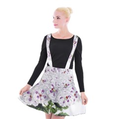 Flower Plant Blossom Bloom Vintage Suspender Skater Skirt