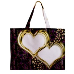 Lover Romantic Couple Apart Zipper Mini Tote Bag by Nexatart