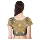 Arches Architecture Cathedral Short Sleeve Crop Top (Tight Fit) View2