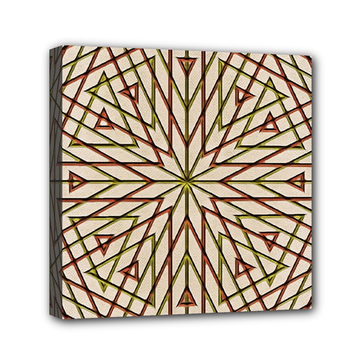 Kaleidoscope Online Triangle Mini Canvas 6  x 6 