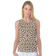 Kaleidoscope Online Triangle Women s Basketball Tank Top by Nexatart