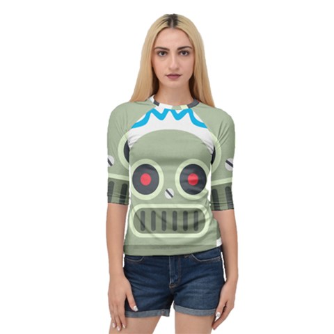 Robot Quarter Sleeve Tee by BestEmojis